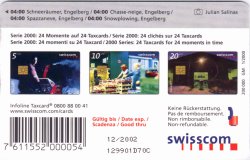 Carte &agrave; puce CP70 - dos