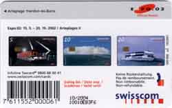 Carte &agrave; puce CP110 - dos