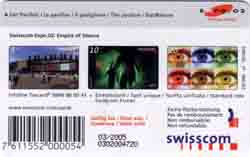 Carte &agrave; puce CP121 - dos