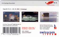 Carte &agrave; puce CP95 - dos