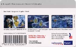 Carte &agrave; puce CP134 - dos