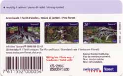 Carte &agrave; puce CP142 - dos