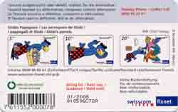 Carte &agrave; puce CP165 - dos